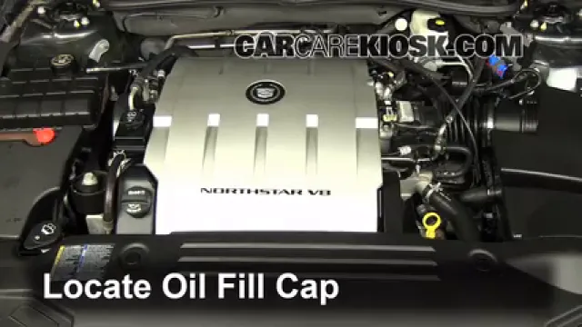 2009 Cadillac DTS Platinum 4.6L V8 Aceite Agregar aceite